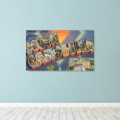 South Carolina (State Capital/Flower) Canvas Afdruk (Insitu (Houten vloer))