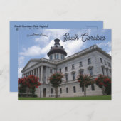 South Carolina State Capitol Briefkaart (Voorkant / Achterkant)