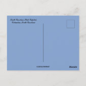 South Carolina State Capitol Briefkaart (Achterkant)