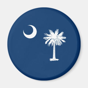 South Carolina State Flag Design Decor Magneet