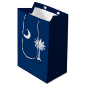 South Carolina State Flag Design Decor Medium Cadeauzakje (Voorkant Gekanteld)