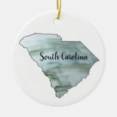 South Carolina State Illustration Ornament (Voorkant)
