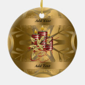 South Carolina State-kerstversiering Keramisch Ornament (Achterkant)