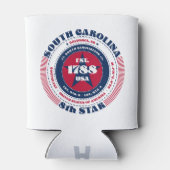 South Carolina State Pride Monogram Koeler (Achterkant)
