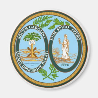 South Carolina State Seal Magnet Magneet