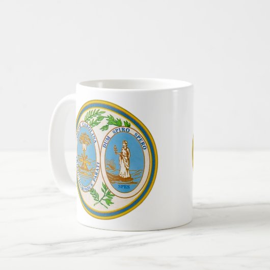 South Carolina State Seal Mok (Voorkant links)