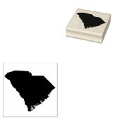 South Carolina State Solid Rubber Art Stamp Rubberstempel (Gestempeld)