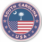South Carolina Sticker (Voorkant)