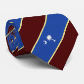 South Carolina stripes vlag Stropdas (Opgerold)