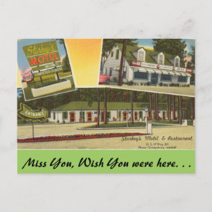 South Carolina, Sturkey's Motel, Orangeburg Briefkaart