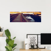South Carolina Sunset 36x12 Poster (Thuiskantoor)