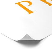 South Carolina Territory Fruit: De perzik Poster (Hoek)