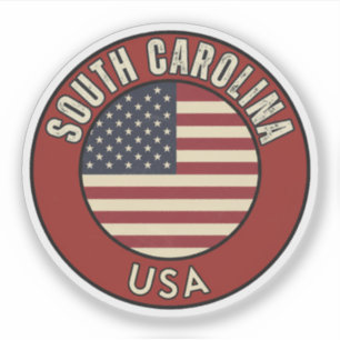 South Carolina Verenigde Staten van Amerika Sticker