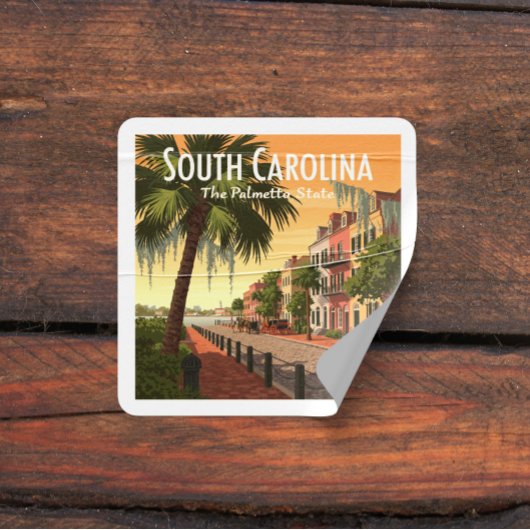  South Carolina Vierkante Sticker