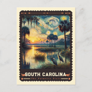 South Carolina Vincent van Gogh geïnspireerd Briefkaart