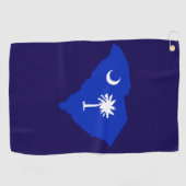 South Carolina Vlag Golf Handdoek (Horizontaal)