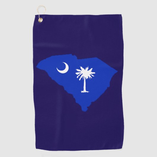 South Carolina Vlag Golf Handdoek (Voorkant)