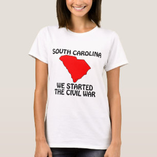 South Carolina - We startten de Burgeroorlog T-shirt