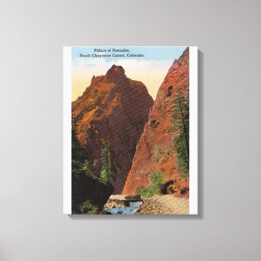South Cheyenne Canyon Canvas Afdruk (Voorkant)