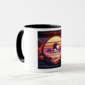 South Coast Live Radio Futuristic designer mug (Devant gauche)