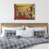 South Corridor, Windsor Castle, 1838 (chromolitho) Canvas Afdruk (Insitu (Slaapkamer))