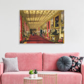 South Corridor, Windsor Castle, 1838 (chromolitho) Canvas Afdruk (Insitu (Woonkamer))