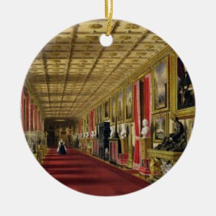 South Corridor, Windsor Castle, 1838 (chromolitho) Keramisch Ornament