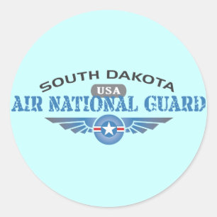 South Dakota Air National Guard Ronde Sticker