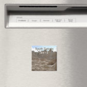 South Dakota Bad Lands Frigo Magnet Changement Ann (In Situ (Lave-vaisselle))