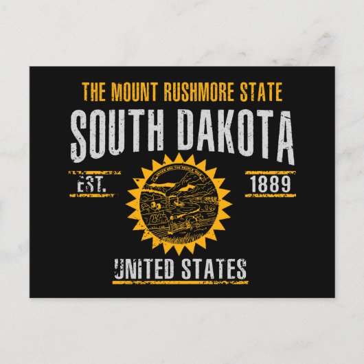 South Dakota Briefkaart (Voorkant)