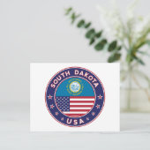 South Dakota Briefkaart (Staand voorkant)