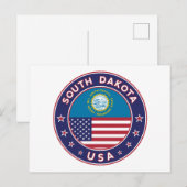 South Dakota Briefkaart (Voorkant / Achterkant)