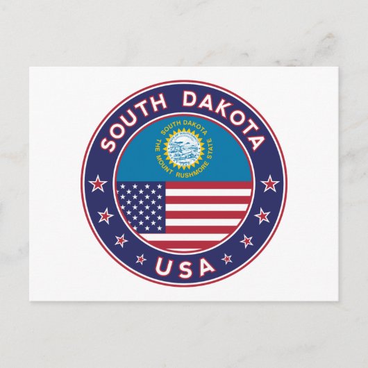 South Dakota Briefkaart (Voorkant)