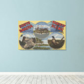 South Dakota - Diverse Schilderachtig Wonder Canvas Afdruk (Insitu (Houten vloer))