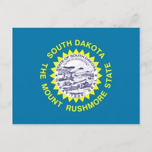 South Dakota Flag Briefkaart