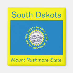 South Dakota Flag Magnet Magneet