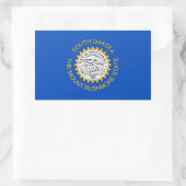South Dakota Flag Rechthoekige Sticker (Tas)