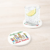 South Dakota Funny Trailer Park Sandstone Onderzet Zandsteen Onderzetter (Zijkant)