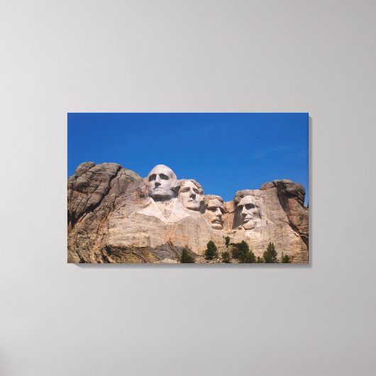 South Dakota, Keystone, Mount Rushmore Canvas Afdruk (Voorkant)
