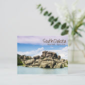 South Dakota Lake Sylvan Briefkaart (Staand voorkant)