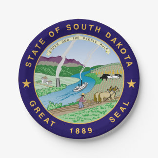 South Dakota Papieren Bordje