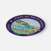 South Dakota Papieren Bordje (Gekanteld)