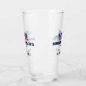 South Dakota Patriotic Pride gepersonaliseerd Glas (Links)