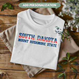 South Dakota Patriottische Mount Rushmore State Cu T-shirt