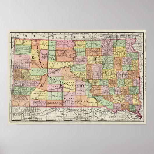 South Dakota Poster (Voorkant)