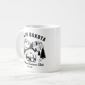  South Dakota reizen Koffiemok (Voorkant links)