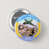 South Dakota Ronde Button 5,7 Cm (Voorkant /achterkant)