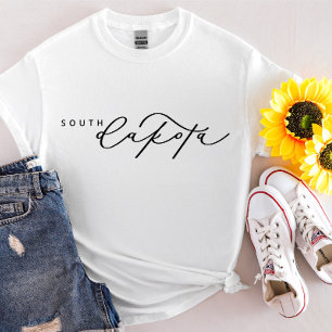 South Dakota Script State Women's T-Shirt