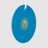 South Dakota State Flag Design Decor Ornament (voorkant)
