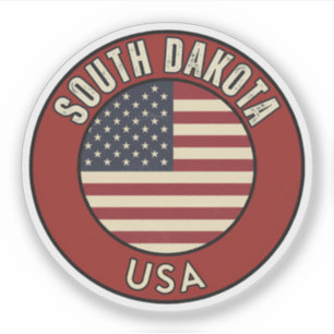 South Dakota Verenigde Staten van Amerika Sticker